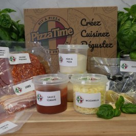 Kit per pizza con palline di pasta (2 pizze)